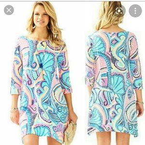 NWT Lily Pulitzer Edna Tile Wave Reduced Dress Size XS